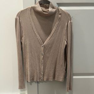 NWOT! CALLIGRAPHIE - 2 piece sweater set cardigan & sleeveless sweater, size S